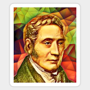 George Stephenson Snow Portrait | George Stephenson Artwork 15 Magnet